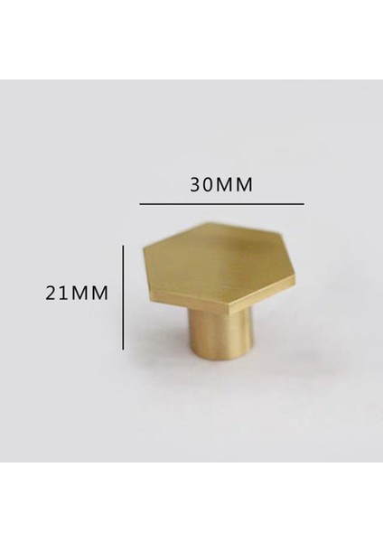 Lüks 1 Adet Altın Rengi Mini Altıgen Kolları Çinko Alaşım Siyah Tek Delik Çekmece Çeker Dolap Kapı Kolu Mobilya Kapı Topuzu (Yurt Dışından)