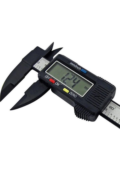 150MM 6 Inç LCD Dijital Sürmeli Kaliper Elektronik Ölçüm Ölçer Mikrometre (Yurt Dışından)