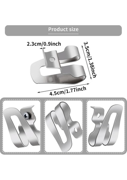Parça Kemer Klipsi Kanca Sürücü Kemer Klipsi Matkap Klipsi Kanca Aracı (Yurt Dışından) fırsatları