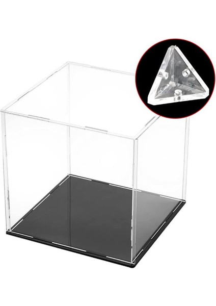 Yarı Şeffaf Vidalar ile 12 Adet Akrilik Köşe Braketleri Şeffaf 3 Delikli Sağ Açı Bağlantı Braketi Braketleri (Yurt Dışından) fırsatları