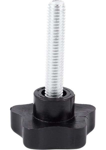 2x M8 x 40MM Vidalar Yıldız Başlı Kanat Vidası Kelepçe Topuzu Kolu Siyah (Yurt Dışından)