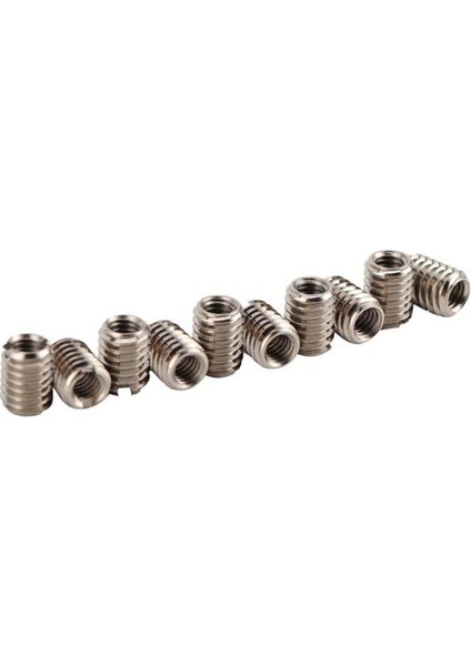10 Adet Paslanmaz Çelik Konu Ekler Azaltıcı Somun Dişi M4X0.7 Erkek M6X1.0 8mm Uzunluk ile (Yurt Dışından)