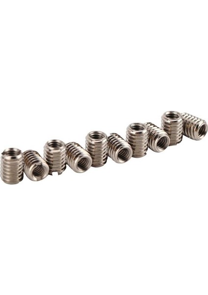 10 Adet Paslanmaz Çelik Konu Ekler Azaltıcı Somun Dişi M4X0.7 Erkek M6X1.0 8mm Uzunluk ile (Yurt Dışından)