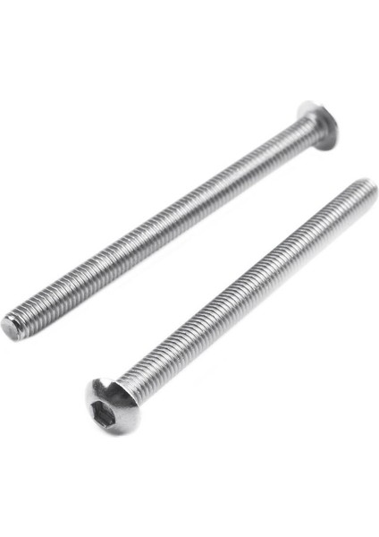 Paslanmaz Çelik Düğme Başlı Vida, Altıgen Soket Cıvatalar Tip:m3 / 3mm Cıvata Boyutu:m3 x 40MM Paket Adedi:30 (Yurt Dışından)