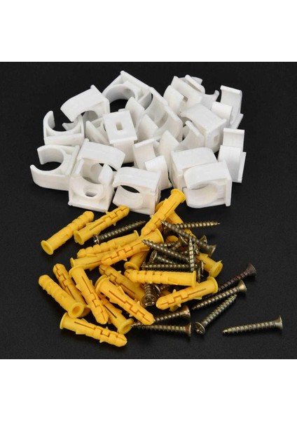 20 Adet/takım 16/20/25/32MM U Şekilli Boru Kelepçesi Su Sabit Klipler Vidalar (Yurt Dışından)
