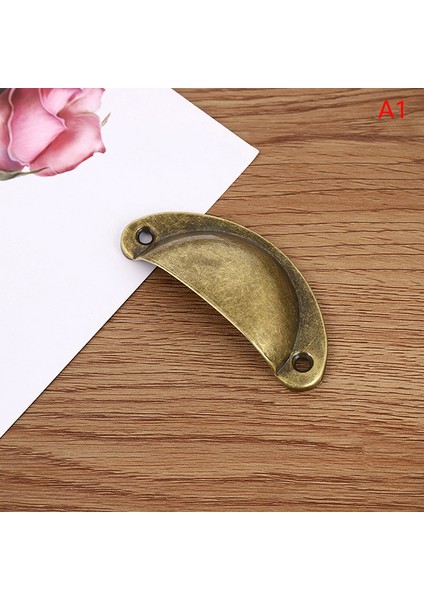 Adet Mutfak Dolabı Kabuk Şekli Kolları Antika Mobilya Dolap Kulpu Eski Çekmece Kolları Çeker 81MM * 35MM (Yurt Dışından)