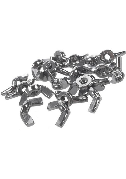 A2/70 (304) Paslanmaz Çelik Kanatlı Somunlar Kelebek Somunlar Gümüş, M3*0.5mm 20 Adet (Yurt Dışından) fiyatları