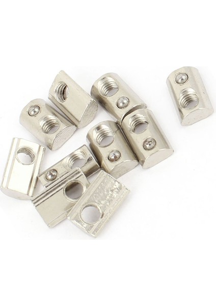 Flyeer 10 Adet 20 Serisi M5 Sürgülü Bilyalı Yaylı T Yuvası Somun 13.6mmx8.5mmx4.3mm (Yurt Dışından) fırsatları