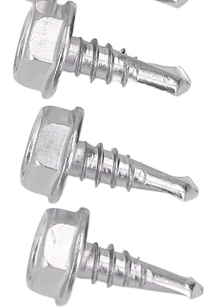 Kendiliğinden Sondaj Vida Çeşitleri, Altıgen Kendiliğinden Sondaj Vida Seti 410 Paslanmaz Çelik Yüksek Sertlik 100 Adet Hızlı Metal Için Otomotiv Matkap (Yurt Dışından) modelleri