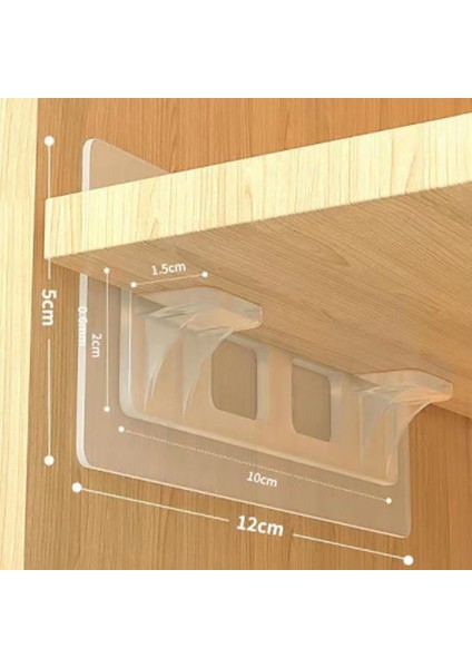 1 Adet Raf Desteği Yapışkanlı Mandal Dolap Dolabı Raf Destek Klipleri Duvar Askısı (Yurt Dışından) fiyatları
