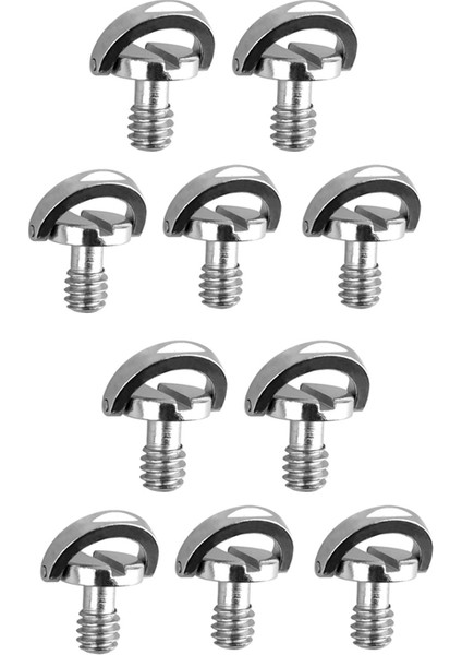 10 Paket 1/4 Inç Hızlı Bırakma Plakası Montaj Vidası D-Ring D Mili Qr Vida Adaptörü Dslr Kamera Için Montaj (Yurt Dışından)