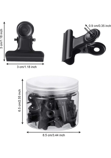 Quanbu 30 Adet Siyah Raptiye Klipleri Raptiyeli Okul Sanat Eserleri Projeleri Için Pano Fotoğrafları Bültende (Yurt Dışından)