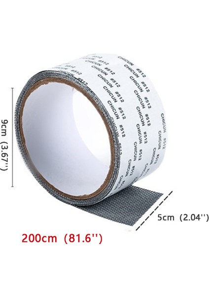 2m Pencere Kapı Ekran Yama Tamir Takımı Kapağı Fiberglas Örgü Delik Tamir Bandı (Yurt Dışından)