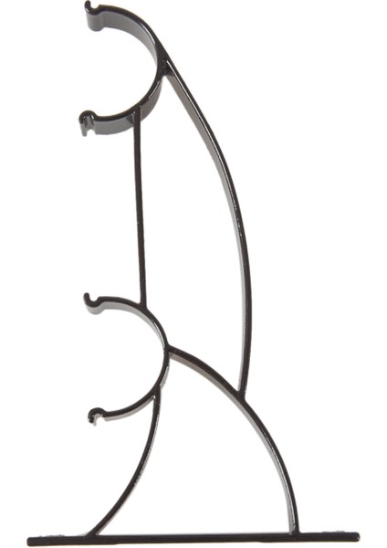 Flyeer 25MM Çubuk Için 2 Adet Çift Metal Perde Çubuk Tutucu - Derin Kahve (Yurt Dışından) modelleri