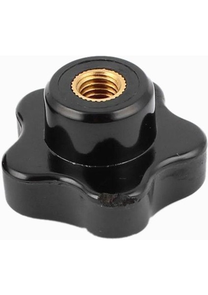 Siyah Altın Plastik M8 8mm Konu Yıldız Şekli Kafa Anahtarı Düğme Somunları 2 Adet (Yurt Dışından) fırsatları