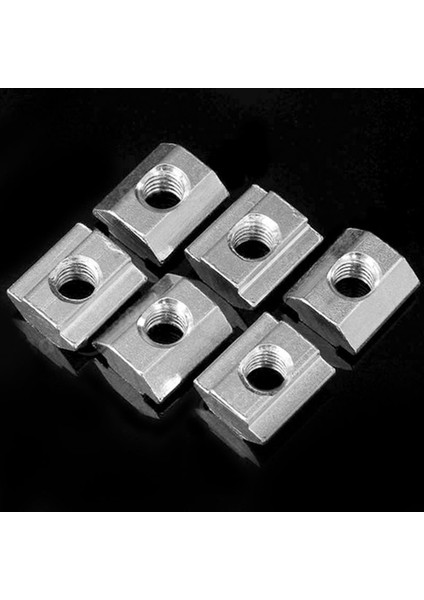 50 Adet M5 T Çinko Kaplama Karbon Çelik T Sürgülü Somun 20 Adet T Yuvası L Şekli Iç Köşe Konektörü Bağlantı Braketi (Yurt Dışından) fiyatları