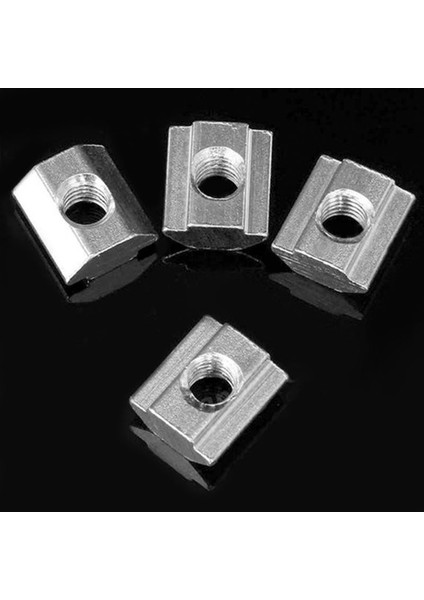 50 Adet M5 T Çinko Kaplama Karbon Çelik T Sürgülü Somun 20 Adet T Yuvası L Şekli Iç Köşe Konektörü Bağlantı Braketi (Yurt Dışından) fırsatları