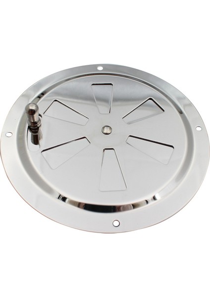 Inç Paslanmaz Çelik Yuvarlak Hava Panjuru Havalandırması ve Yan Düğme Açma Izgarası Kapağı (Yurt Dışından)