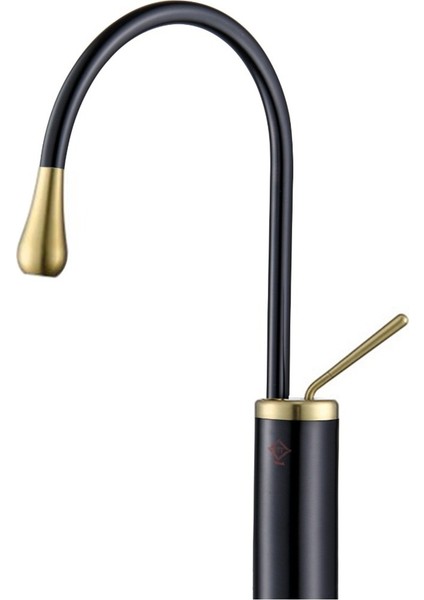 Milano Lavabo Eviye Bataryası - Siyah Gold