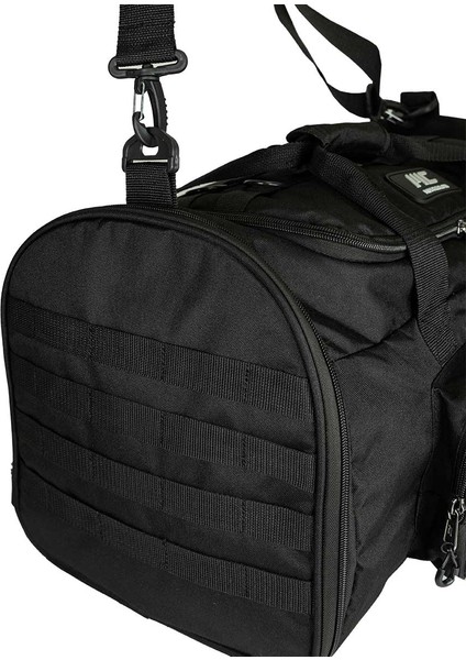 Tactical Duffel Bag Silindir Çanta Siyah