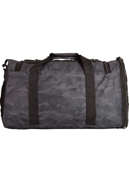 Tactical Duffel Bag Silindir Çanta Siyah Kamuflaj