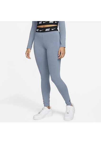Sportswear Club Hw Legging Kadın Mavi Tayt DM4651 493 modelleri