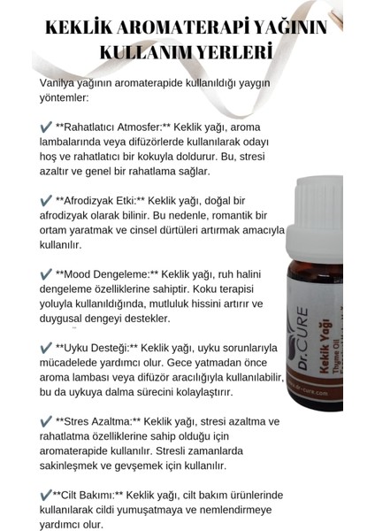 Dr. Cure Dr.cure Organıc Kekik Uçucu Yağı 10 ml