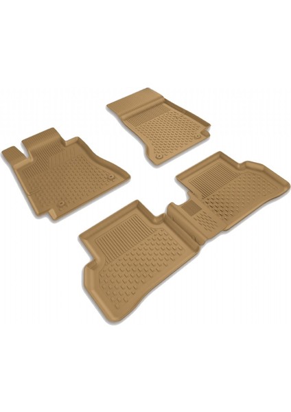 Mercedes C Serisi (W205) 2014-2020 Sahler 4,5d Havuzlu Paspas Bej