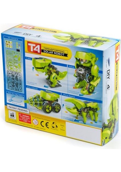 Güneş Enerjisiyle Çalışan Robot Kiti Rb002