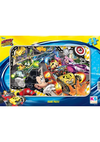 KS Games Mickey Frame Puzzle 24'Lü MCK-704