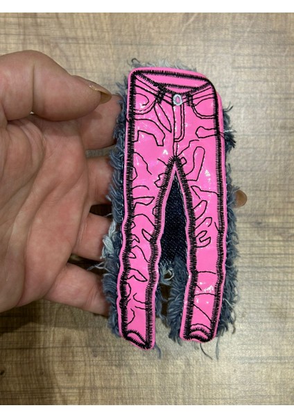 13XX5 cm Kot Pembe Deri Pantolon Arma Yama Dikiş Hobi Aksesuarı