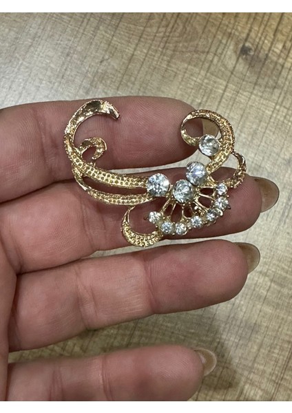 4x4 cm Zirkon Taş Işleme Metal Kot Gömlek Apolet Dikiş Arma Aksesuarı