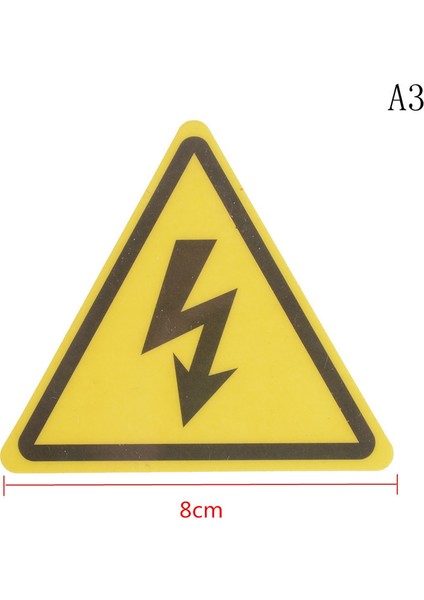 Adet Tehlike Yüksek Gerilim Elektrik Uyarı Güvenlik Etiketi Işareti Çıkartma Podazz (Yurt Dışından) indirimleri
