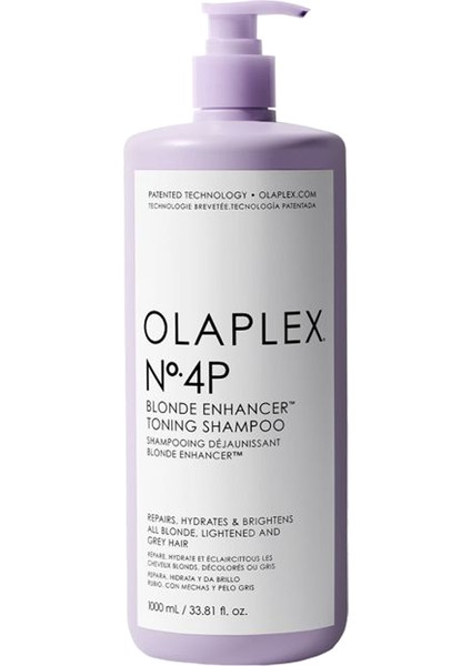 Olaplex No. 4p Blonde Enhancer Toning Mor Şampuan 1000 ml