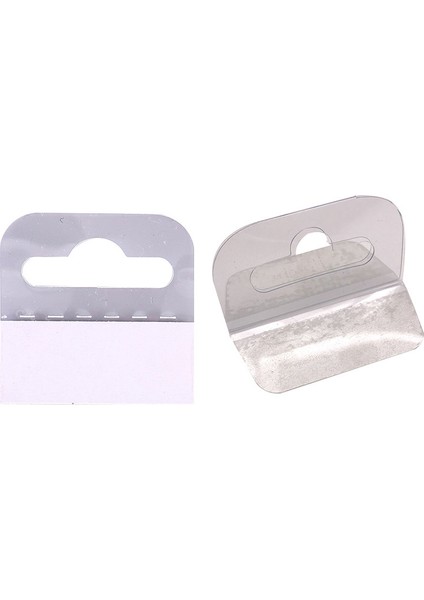 100 Adet Pvc Yuvası Delik Yapışkanlı Etiketler Asmak Kanca Mal Kutusu Çanta Askıları Ekran Podazz (Yurt Dışından) modelleri