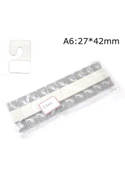 100 Adet Pvc Yuvası Delik Yapışkanlı Etiketler Asmak Kanca Mal Kutusu Çanta Askıları Ekran Podazz (Yurt Dışından) indirimleri