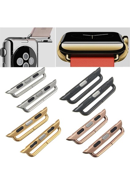 【to Global】 2 Adet 38/42MM Saat Kayışı Adaptör Kiti Için Kordonlu Saat Kayışı Bağlantı Aracı 4 Renk (Yurt Dışından) fiyatları