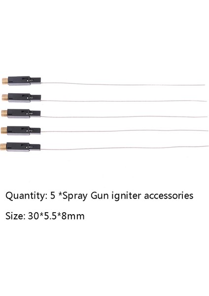 Püskürtme Tabancası Soba Piezoelektrik Ateş Teli Bakır Kapak Elektronik Ateşleyici Sevıch (Yurt Dışından)