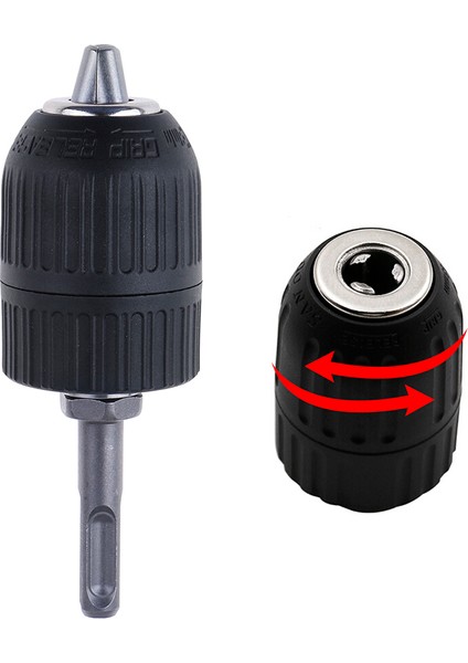 Takım 2-13 mm 1/2-20UNF Matkap Chuck Sds Şaft Adaptörü Anahtarsız Ağır Hizmet Aracı Mpj (Yurt Dışından)