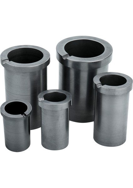 Yüksek Saflıkta Eritme 1kg Grafit Pota Yüksek Sıcaklıkta Altın ve Gümüş Metal Eritme Araçları Için Iyi Isı Transferi Performansı (Yurt Dışından) fırsatları