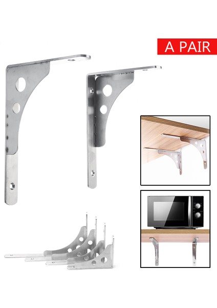 Geleneksel 6/8/10/12 '' Üçgen Raf Aparatı Şerit Metal Çelik Duvar Montaj Desteği Braketi (Yurt Dışından) modelleri