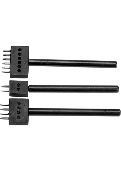 4/5/6/8mm Pitch 2 4 6 Prong Dıy Yuvarlak Delme Deliği Deri El Sanatları Delme Aracı 2 P (Yurt Dışından)