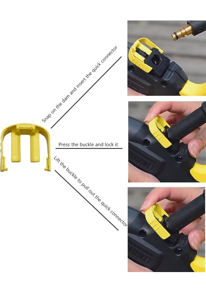 Karcher Için K2 Araba Ev Basınçlı Güç Yıkama Tetik Yedek C Klip Ev Temizlik Malzemeleri Araçları Konektörü (Yurt Dışından) modelleri