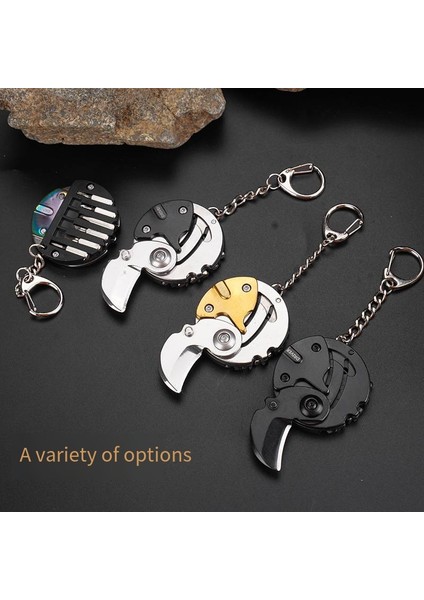 Mini Açık Katlanır Bıçak, Çok Fonksiyonlu Bozuk Para Bıçağı, Çok Amaçlı Taşınabilir Anahtarlık (Yurt Dışından) fiyatları