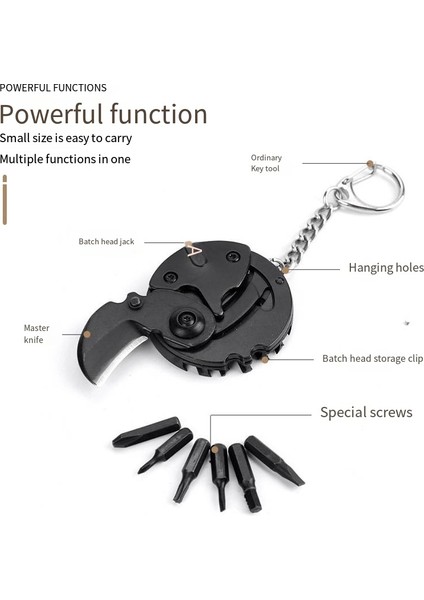 Mini Açık Katlanır Bıçak, Çok Fonksiyonlu Bozuk Para Bıçağı, Çok Amaçlı Taşınabilir Anahtarlık (Yurt Dışından) modelleri