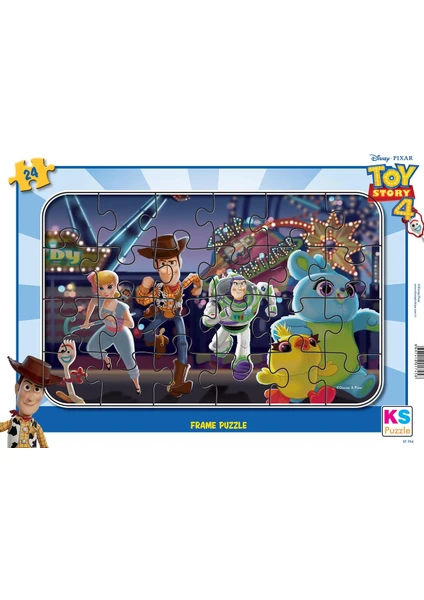 KS Games Toy toSry 4 Frame Puzzle 24'Lü TS-704