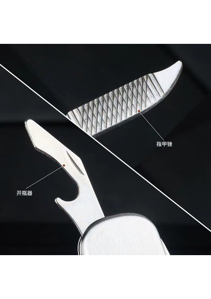 Çok Fonksiyonlu Açık Mini Masa Bıçağı Taşınabilir Şişe Açacağı Ev Tırnak Törpüsü Pratik Gadget (Yurt Dışından)