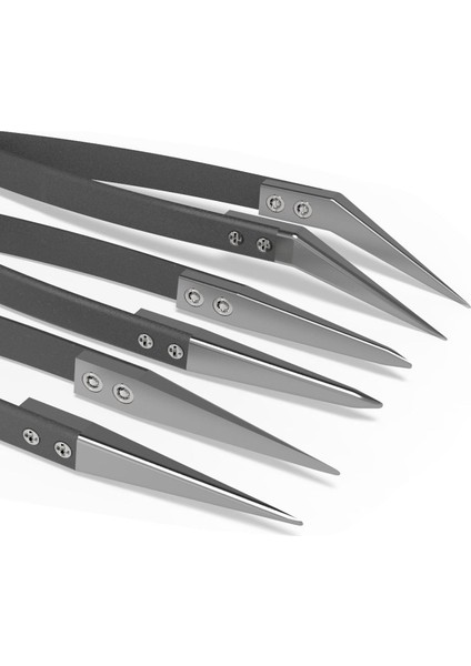 Srıwen Siyah Seramik Cımbız Seti - Antistatik, Korozyon Önleyici, Antimanyetik, Yüksek Isıya Dayanıklı (3 Paket) (Yurt Dışından) fırsatları