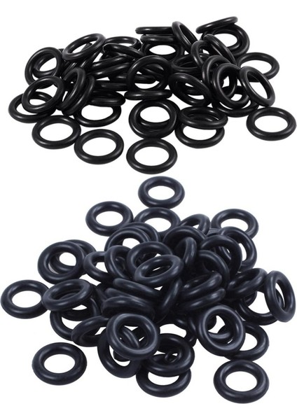 50 Adet 18MM x 3mm Nitril Kauçuk O Ring Yağ Sızdırmazlık Contaları ve 50X Siyah 16MM Od 9mm Iç Çap Nitril Kauçuk O-Ring (Yurt Dışından)