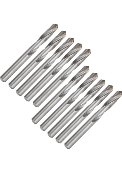 10 Adet Büküm Matkap Tungsten Çelik Gravür Freze Kesici Cnc Freze Uçları 9mm (Yurt Dışından)